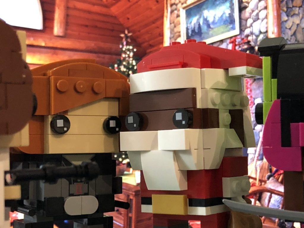 LEGO Brickheadz Soul Santa, Black Widow, Princess Leia, and Gamora