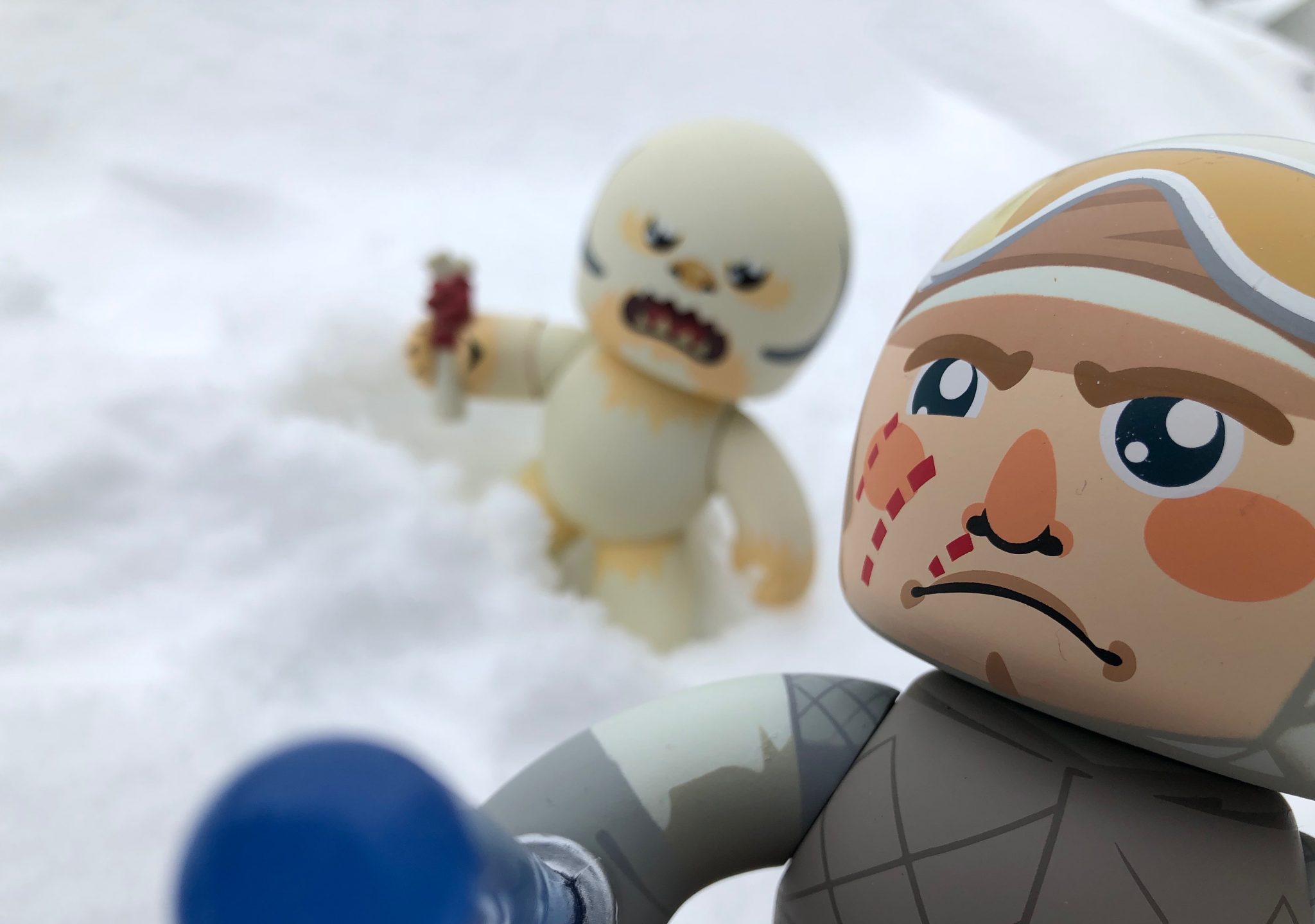 Hasbro Mighty Muggs Luke Skywalker (Hoth) and Wampa