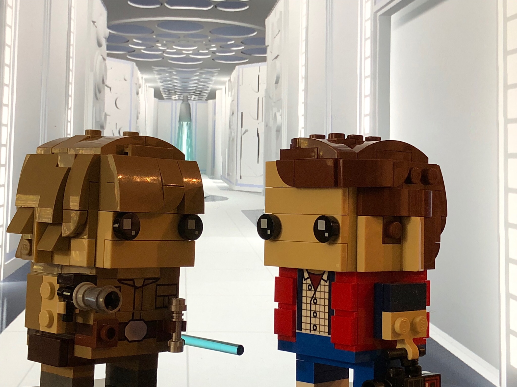 LEGO Brickheadz Luke Skywalker and Marty McFly