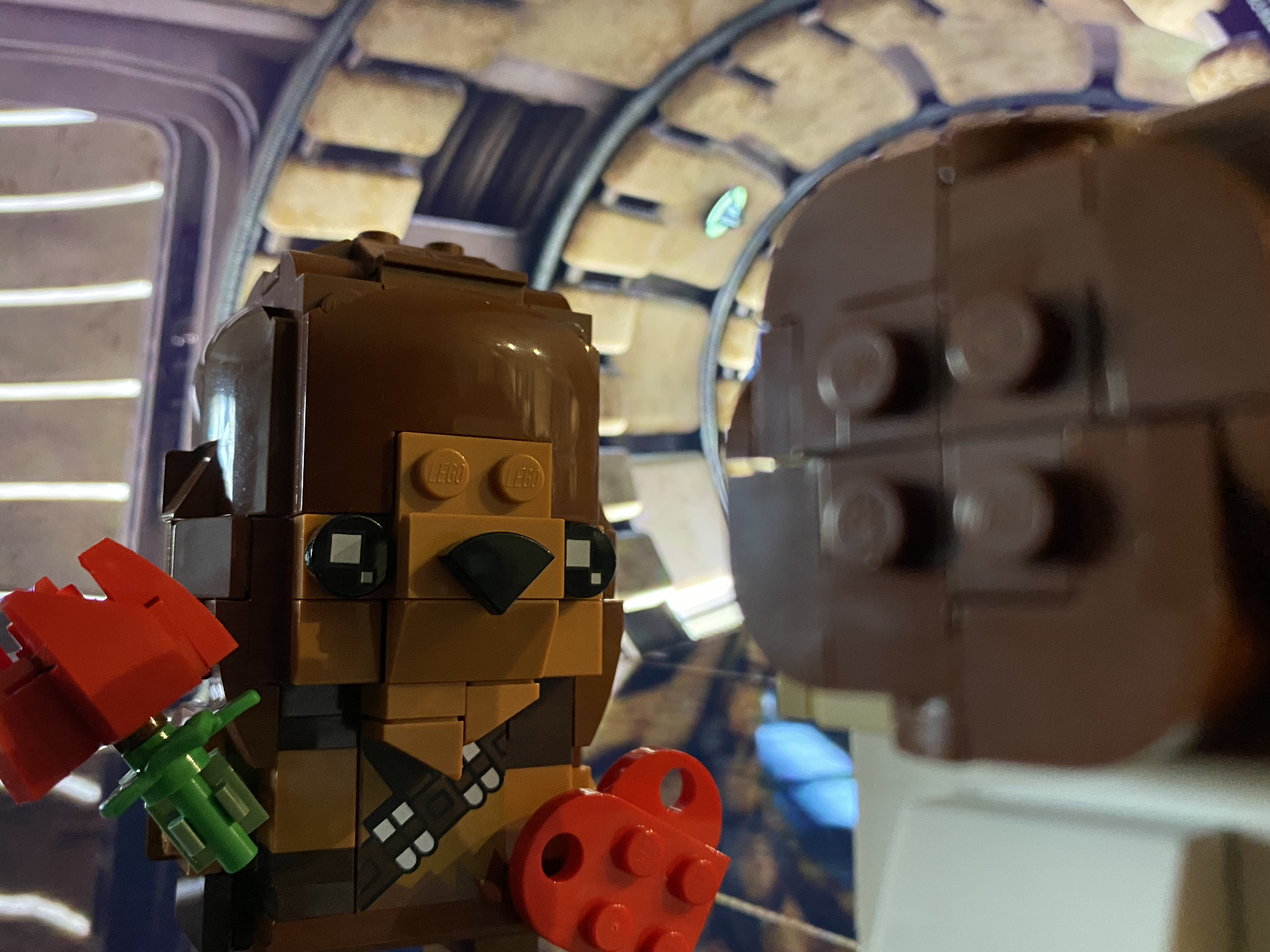 LEGO Brickheadz Chewbacca and Princess Leia