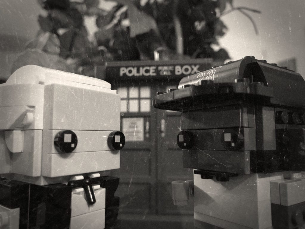 LEGO Brickheadz First Doctor and Funko TARDIS