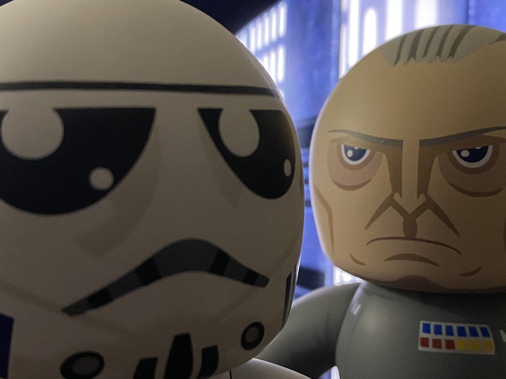 Star Wars Mighty Muggs Stormtrooper and Grand Moff Tarkin