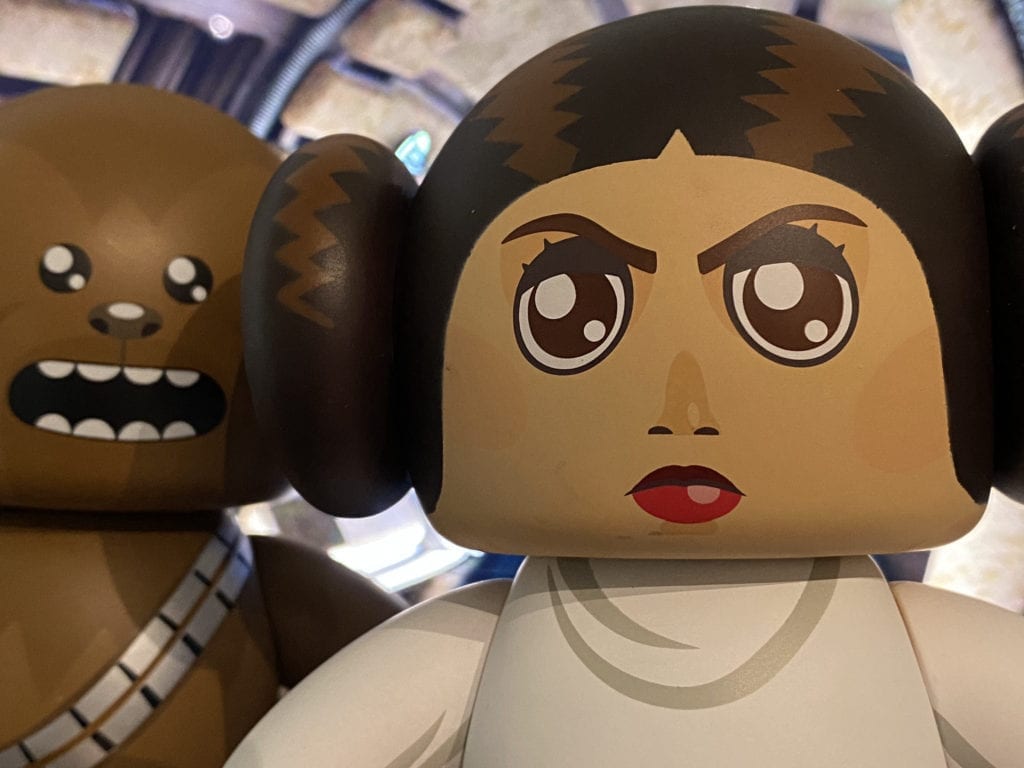 Star Wars Mighty Muggs Princess Leia and Chewbacca