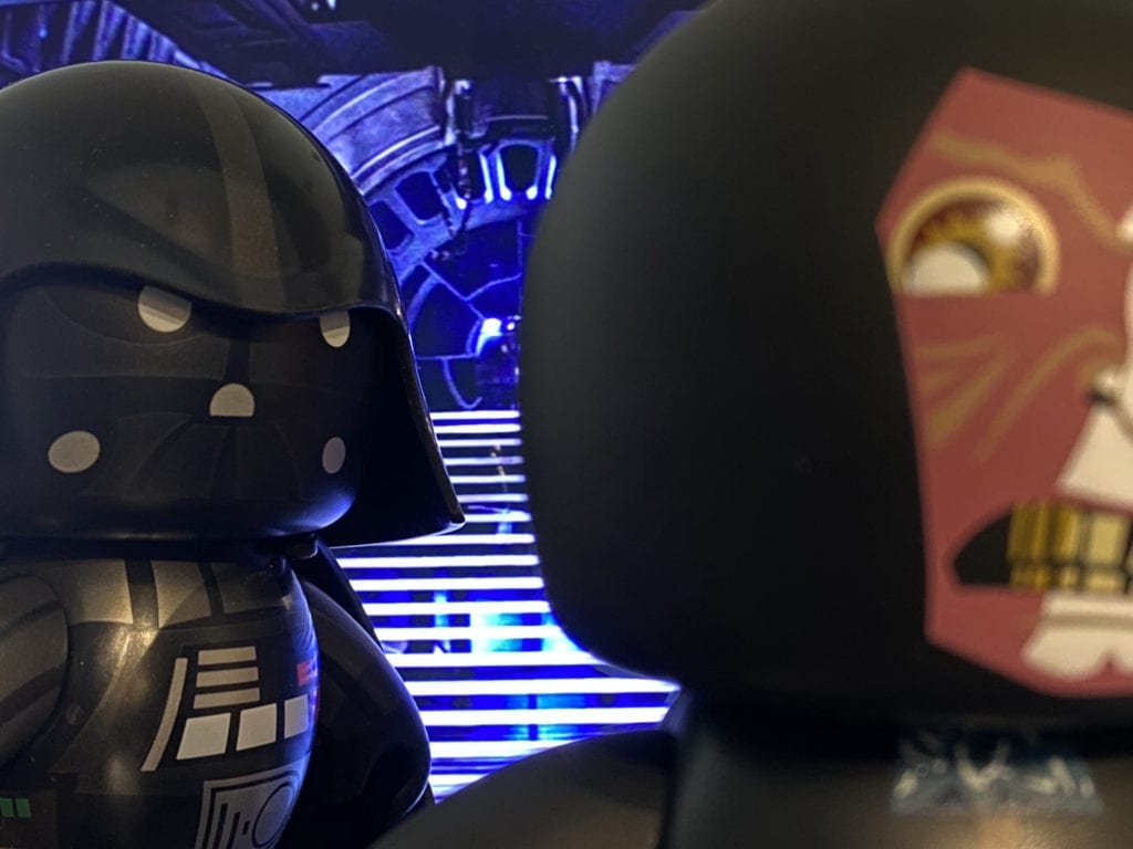 Mighty Muggs Darth Vader and Emperor Palpatine