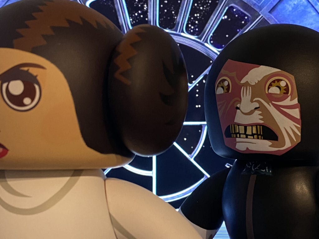 Mighty Muggs Emperor Palpatine and Princess Leia