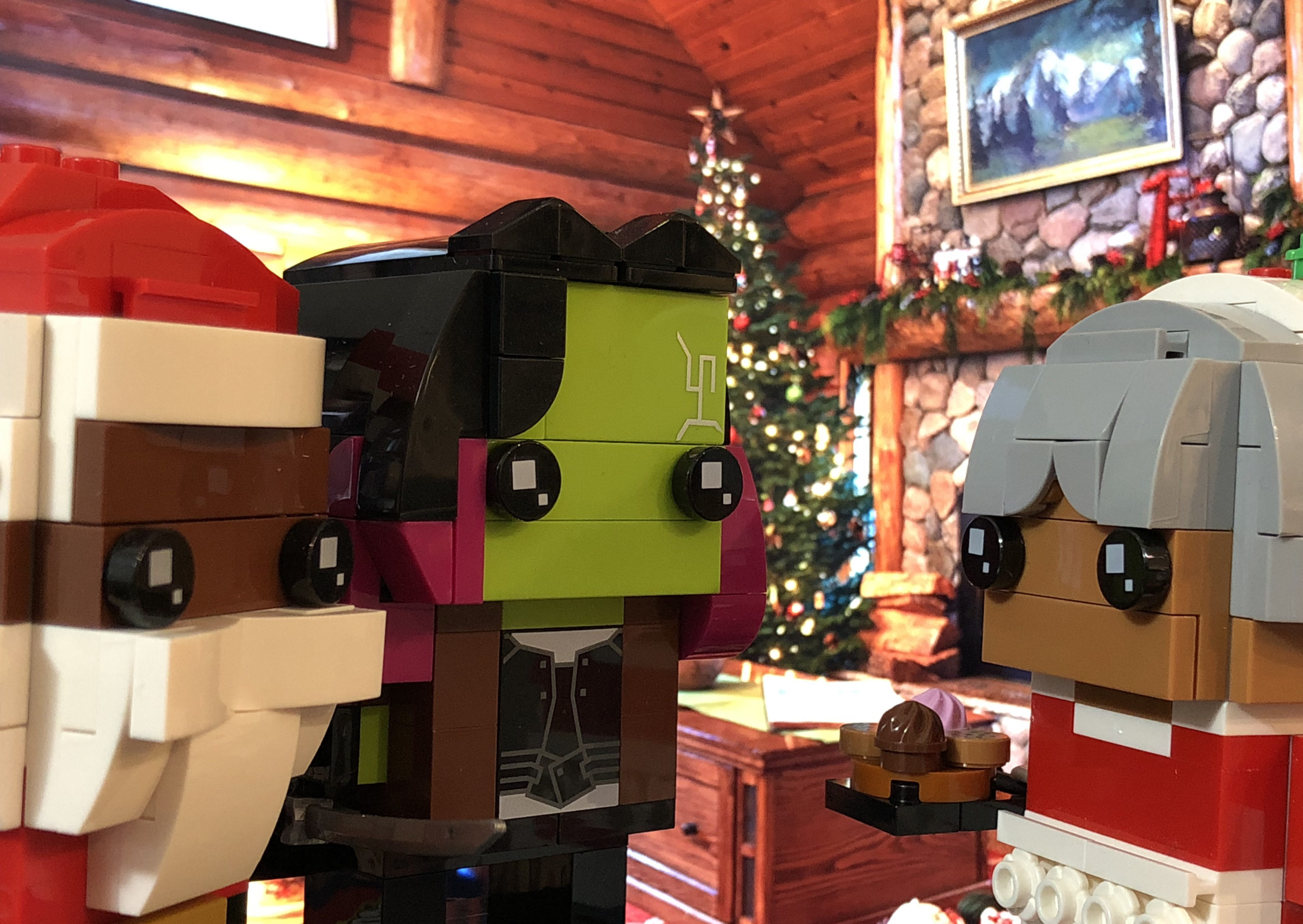 LEGO Brickheadz Soul Santa, Mrs Claus, and Guardians of the Galaxy Gamora