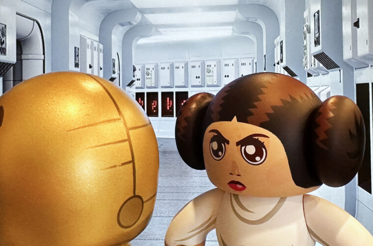 Mighty Muggs Princess Leia and C3PO