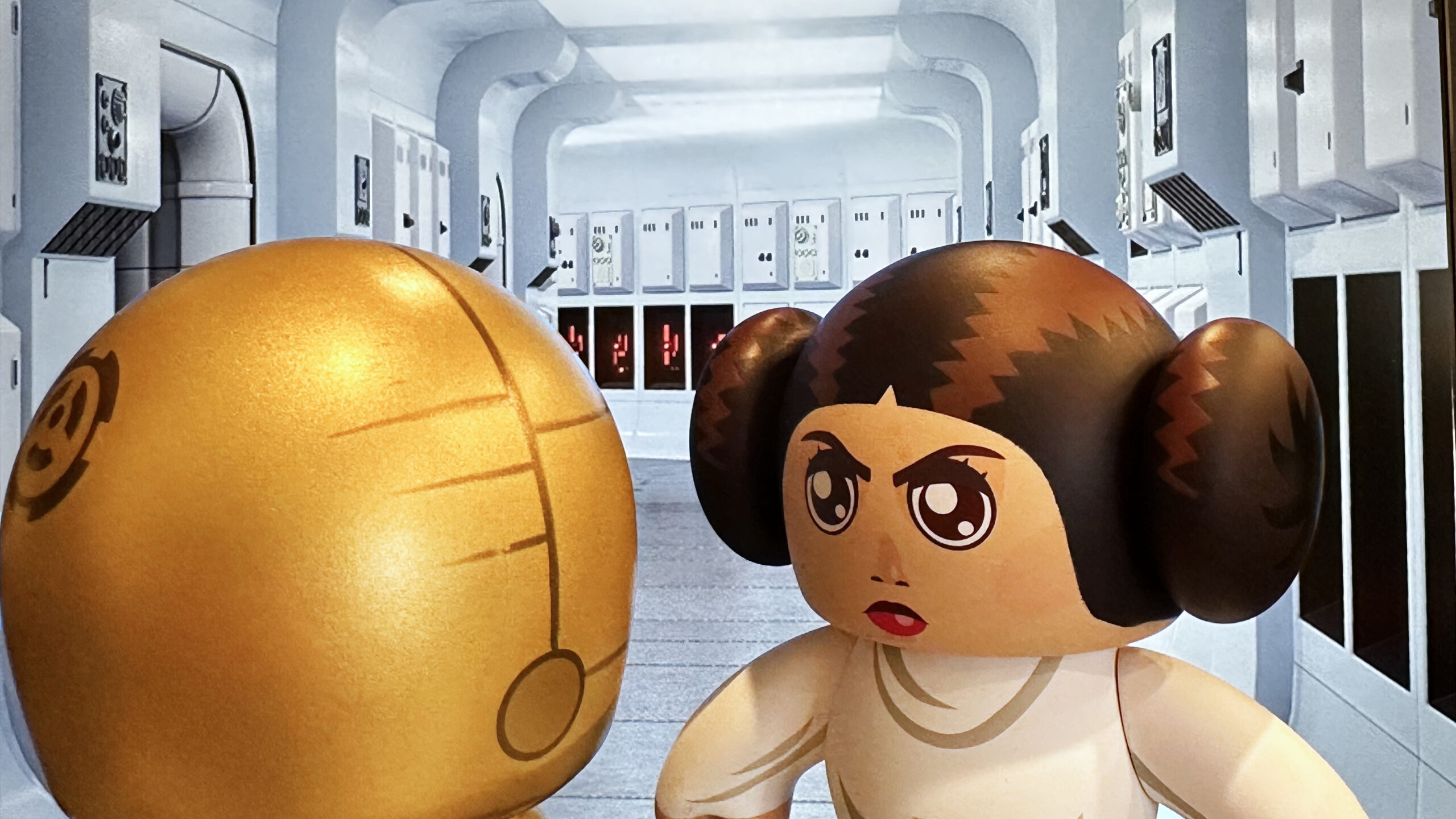 Mighty Muggs Princess Leia and C3PO