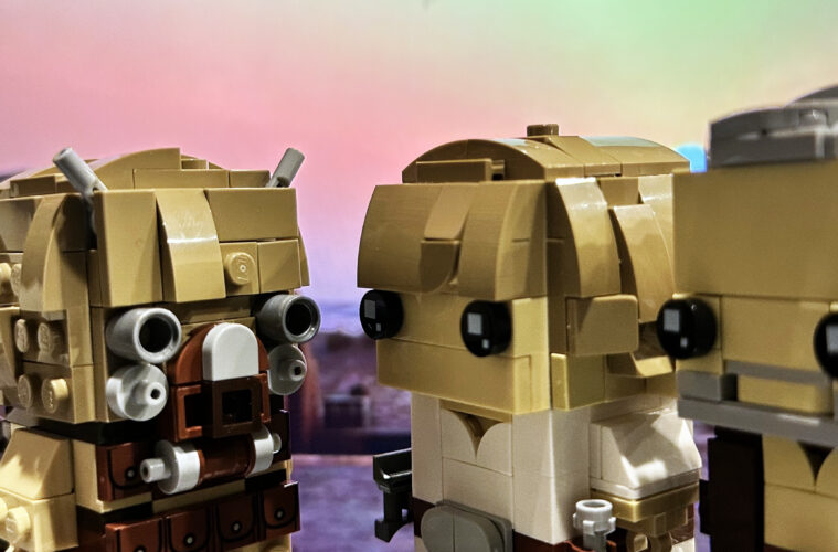 LEGO Brickheadz Luke Skywalker, Obi Wan Kenobi and Tusken Raider