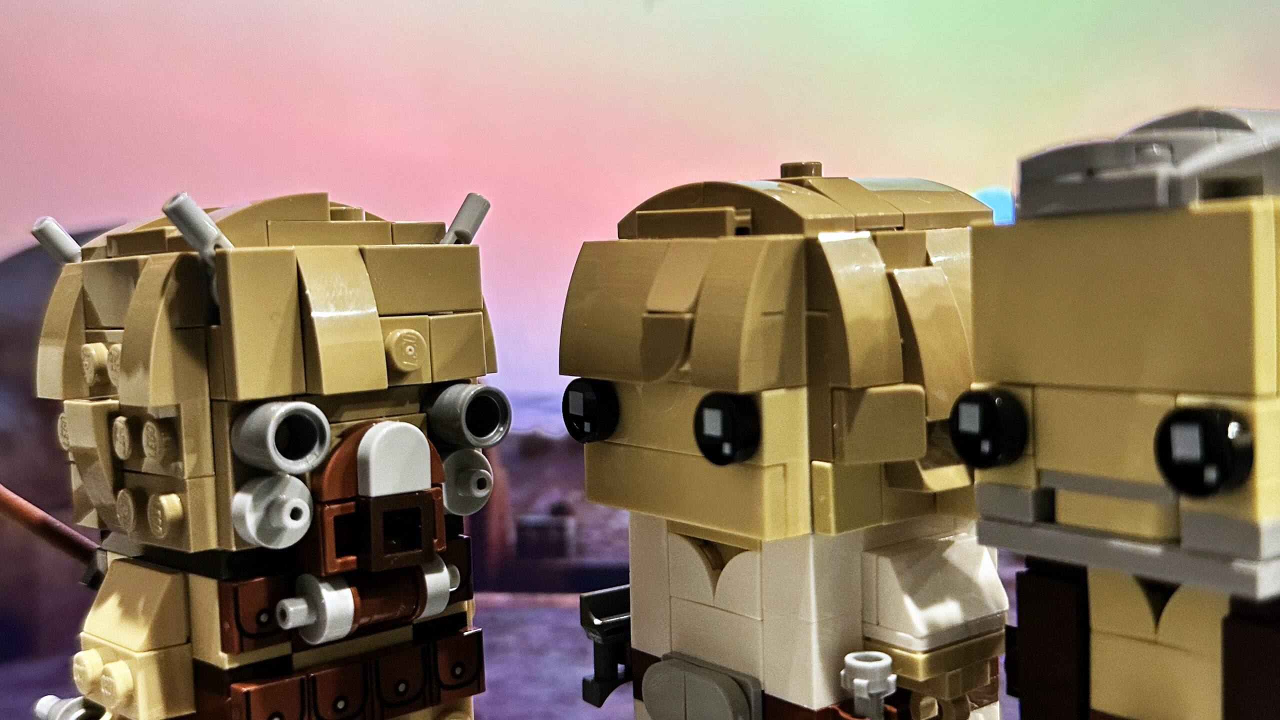 LEGO Brickheadz Luke Skywalker, Obi Wan Kenobi and Tusken Raider