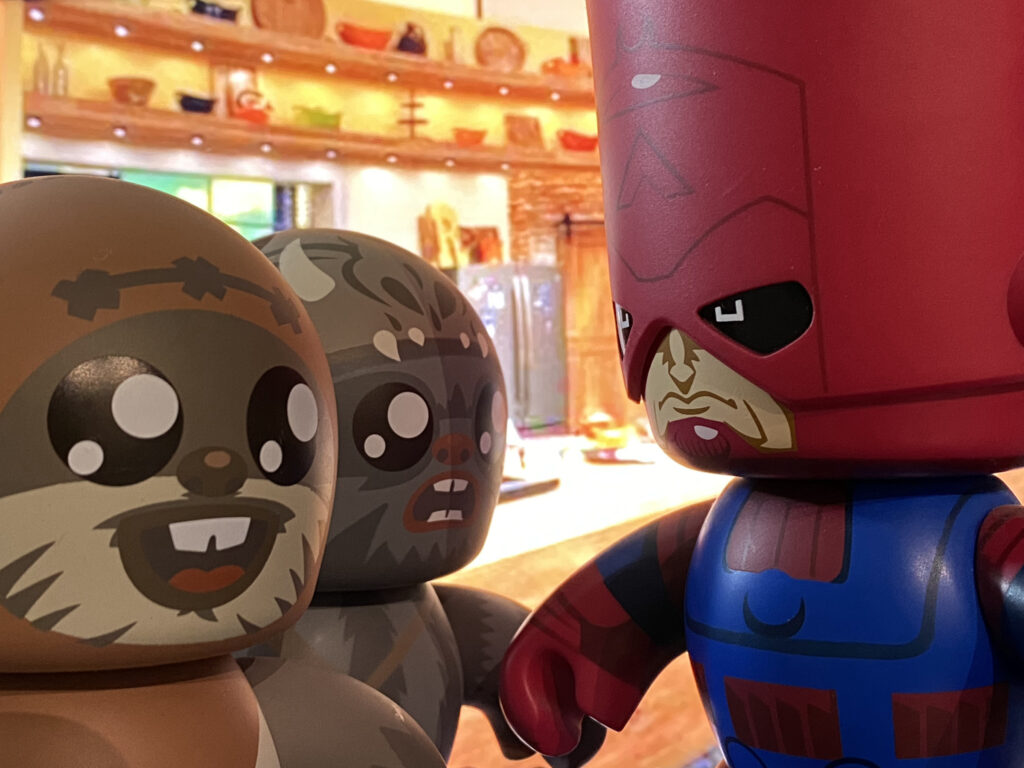 Mighty Muggs Ewoks and Galactus