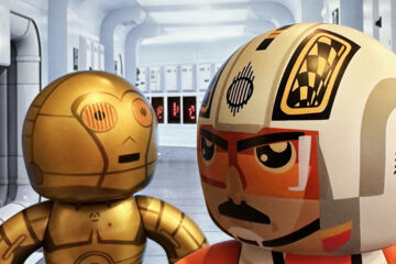 Mighty Muggs C3PO and Biggs Darklighter