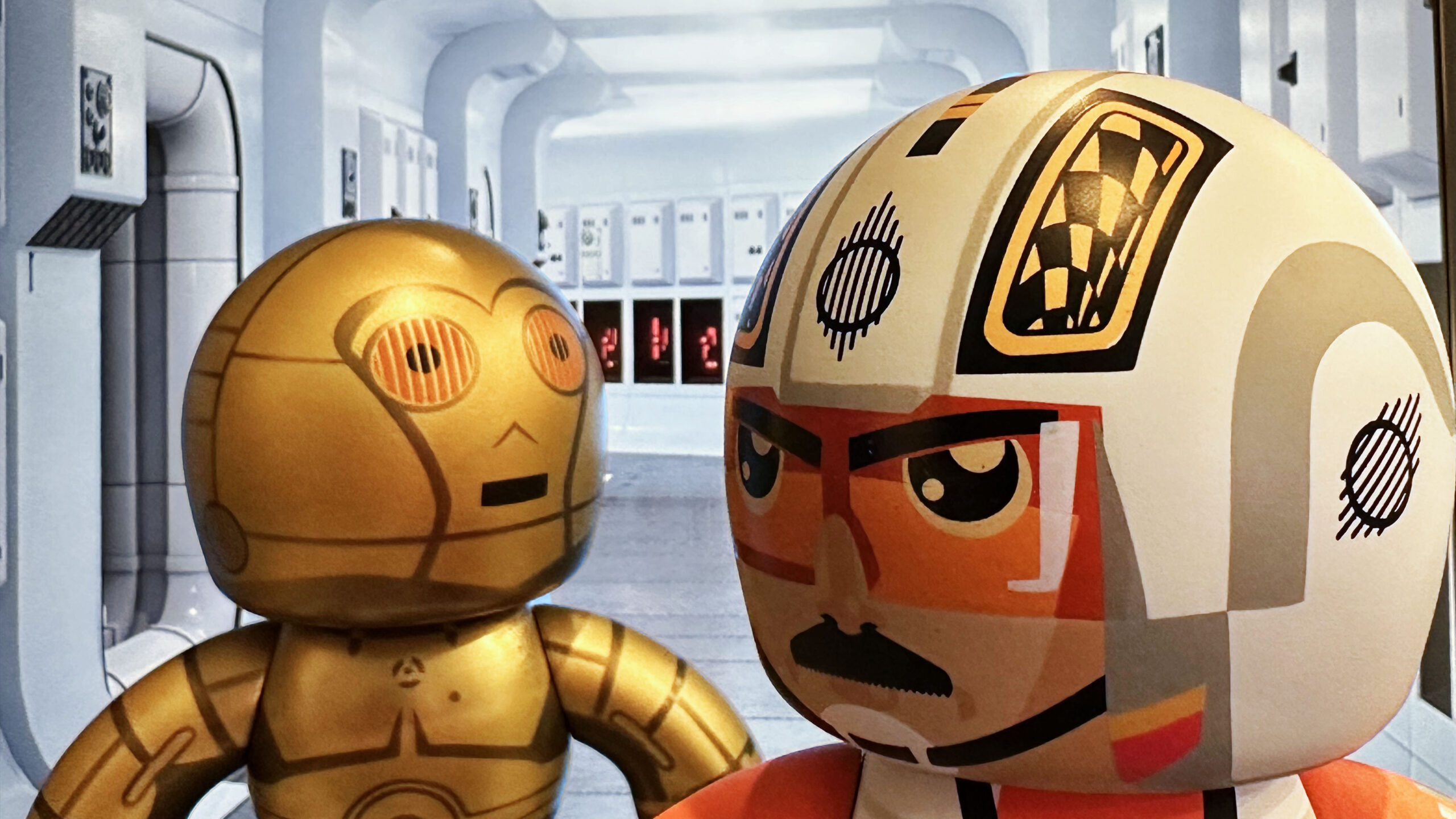 Mighty Muggs C3PO and Biggs Darklighter