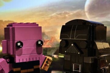 LEGO Brickheadz Marvel Thanos and Star Wars Darth Vader