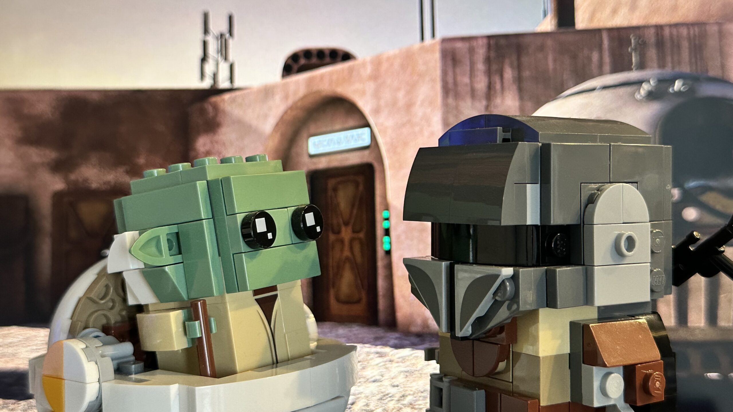 LEGO Brickheadz Yoda and Mandalorian