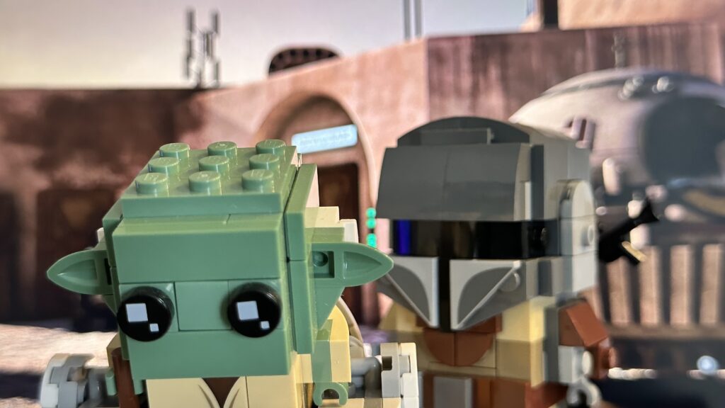 LEGO Brickheadz Yoda and Mandalorian