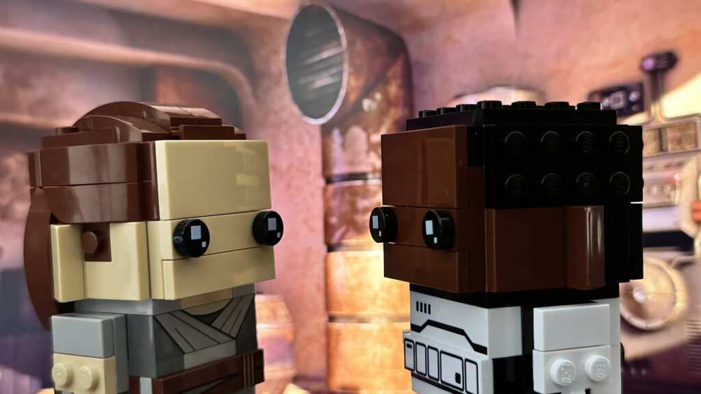 LEGO Brickheadz Rey and Finn