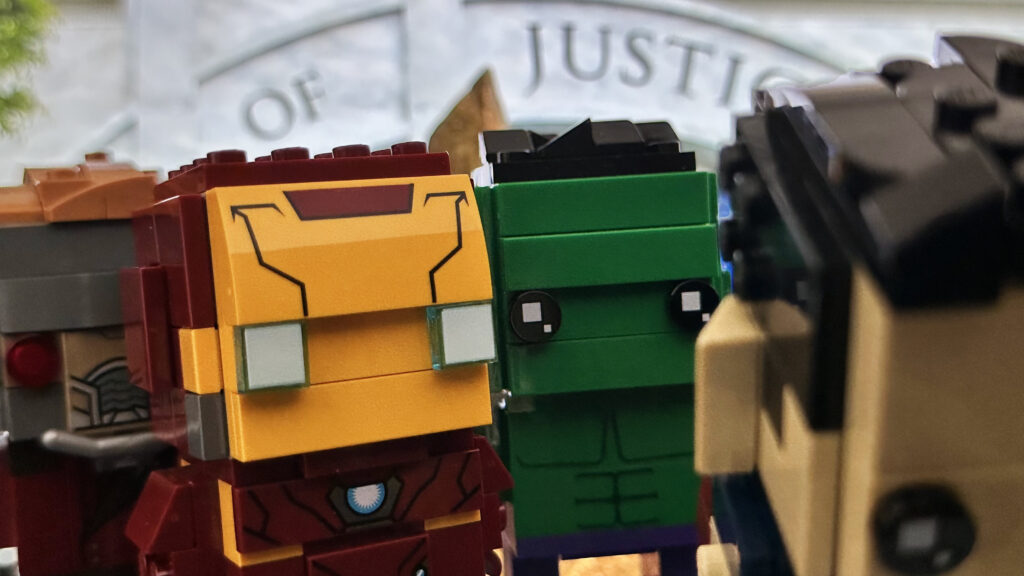 LEGO Brickheadz Iron Man, Star Lord, Hulk and Superman