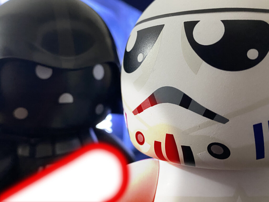 Star Wars Mighty Muggs Darth Vader and Stormtrooper