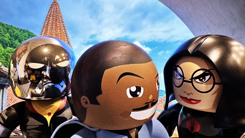 Mighty Muggs Destro, Lando Calrissian, and The Baroness