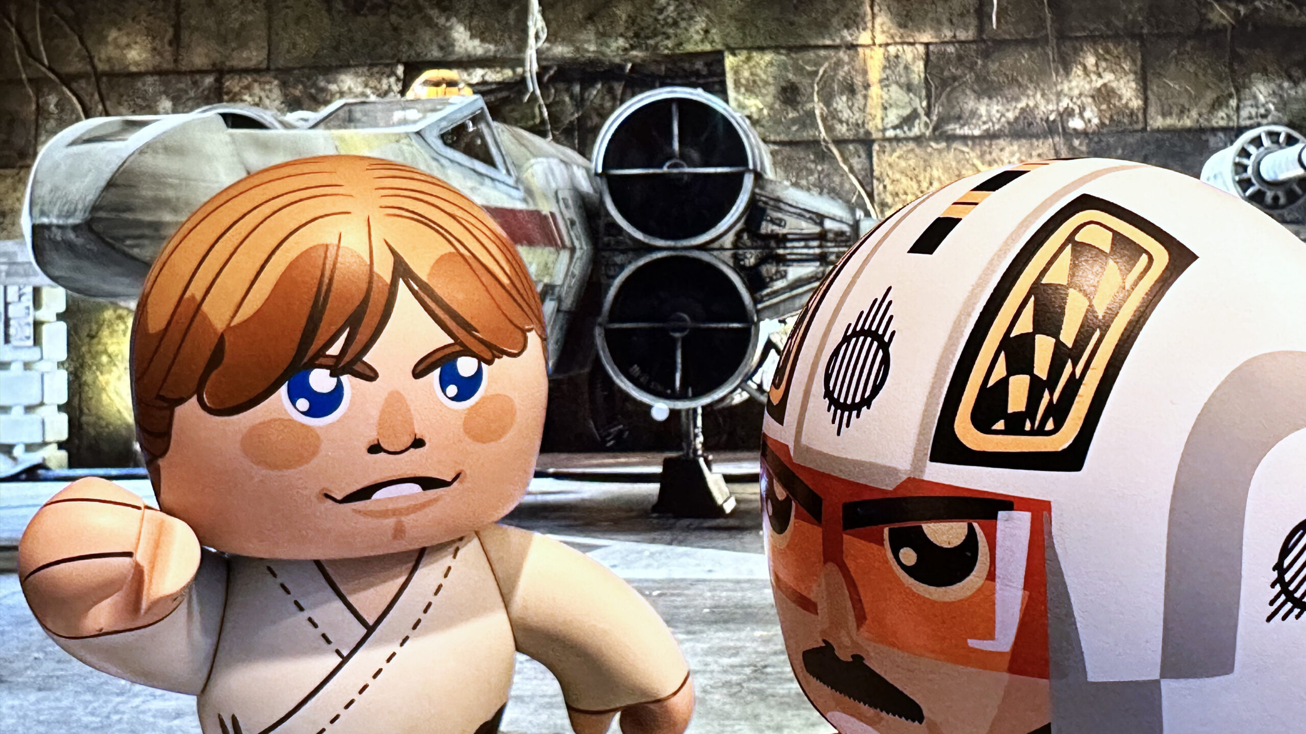 Mighty Muggs Luke Skywalker and Biggs Darklighter